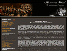 Tablet Screenshot of harmonicwheel.com